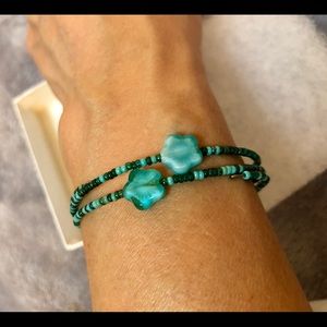 Turquoise Coil Bracelet